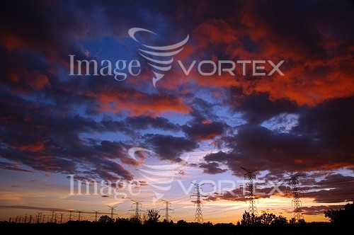 Sunset / sunrise royalty free stock image #154188235