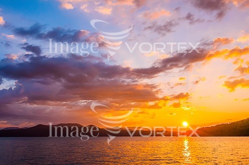 Sunset / sunrise royalty free stock image #565101172
