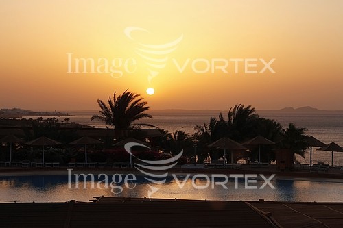 Sunset / sunrise royalty free stock image #595269009