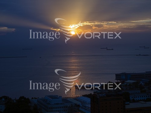 Sunset / sunrise royalty free stock image #718923135