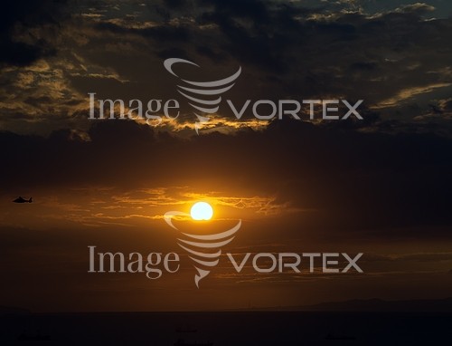 Sunset / sunrise royalty free stock image #724369018