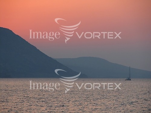 Sunset / sunrise royalty free stock image #746303287