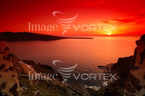 Sunset / sunrise royalty free stock image #805900529