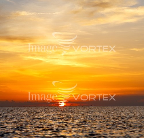 Sunset / sunrise royalty free stock image #854743633
